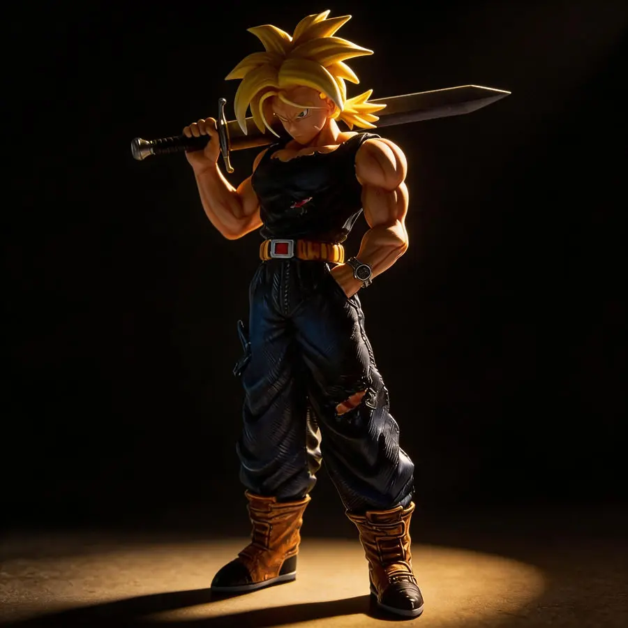 

Dragon Ball Trunks Anime Figure - 33cm Desktop Decoration Gift Collectible Toy High Quality PVC Material