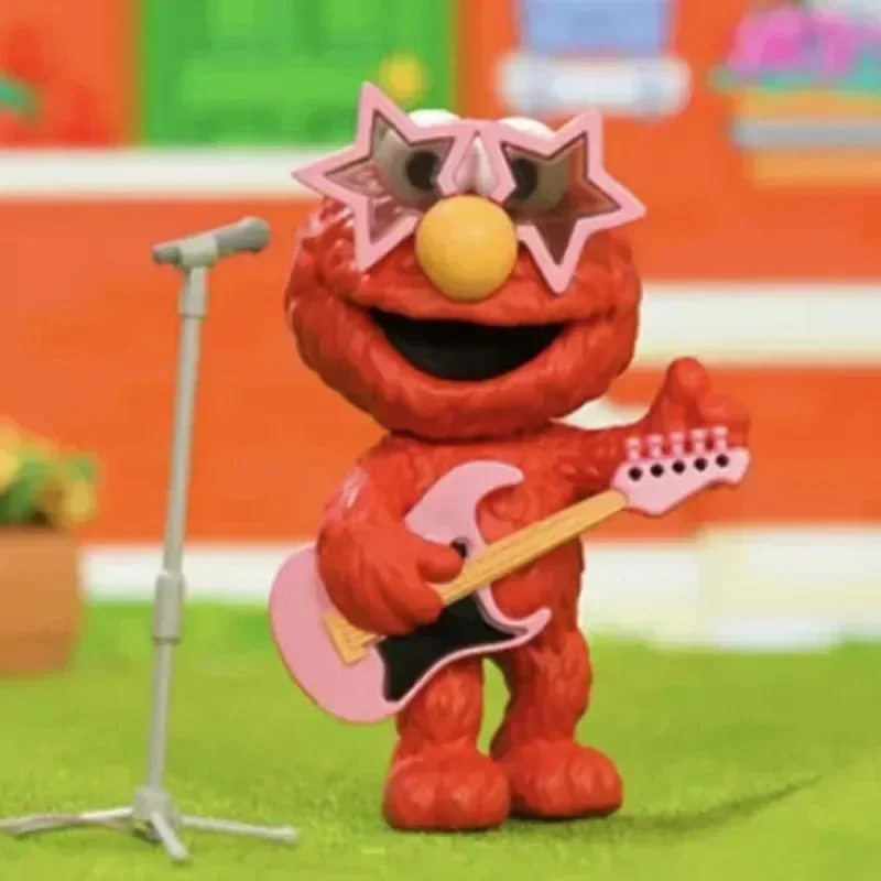 

POP MART Базовая серия «Улица Сезам», слепая коробка, милая аниме-фигурка, Коллекционная игрушка, загадочная кукла, подарочные украшения