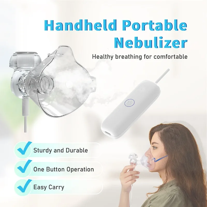 Split Type Humidifier USB Charging portable Mesh Nebuliser Handheld Household Adult Child Pet Healthy Breathing Nebulizer