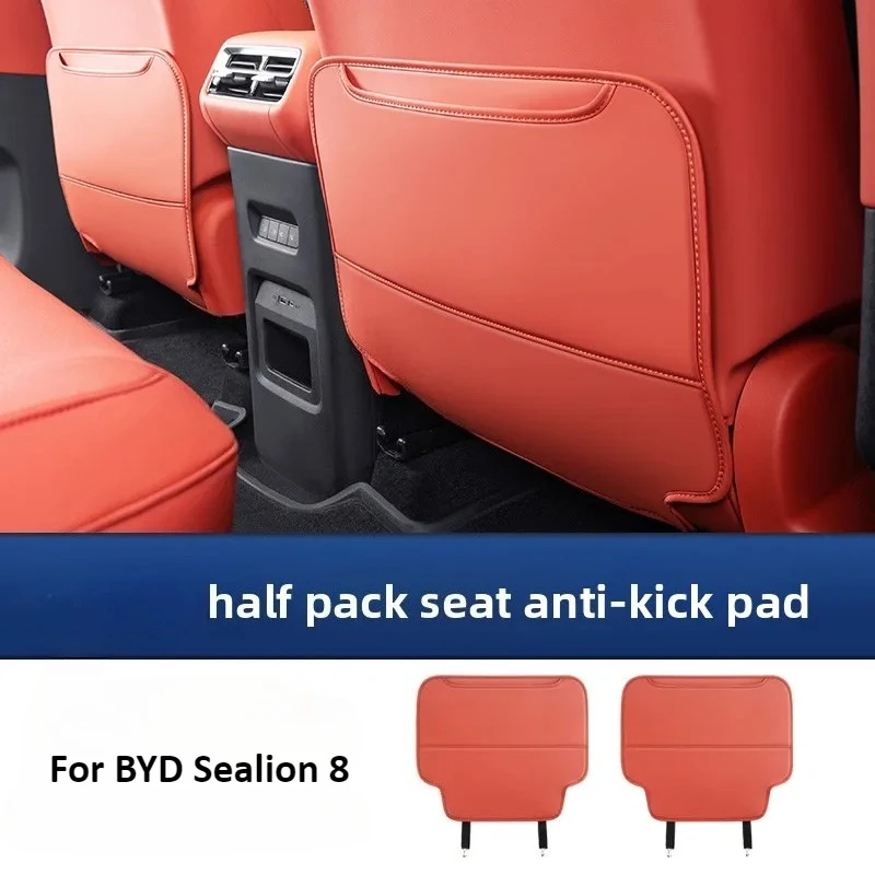 Good Quality New For BYD Sealion 8 Rear Seat Anti-kick Pad EV Chair Back Protective Pad Automotive Interior Accessories