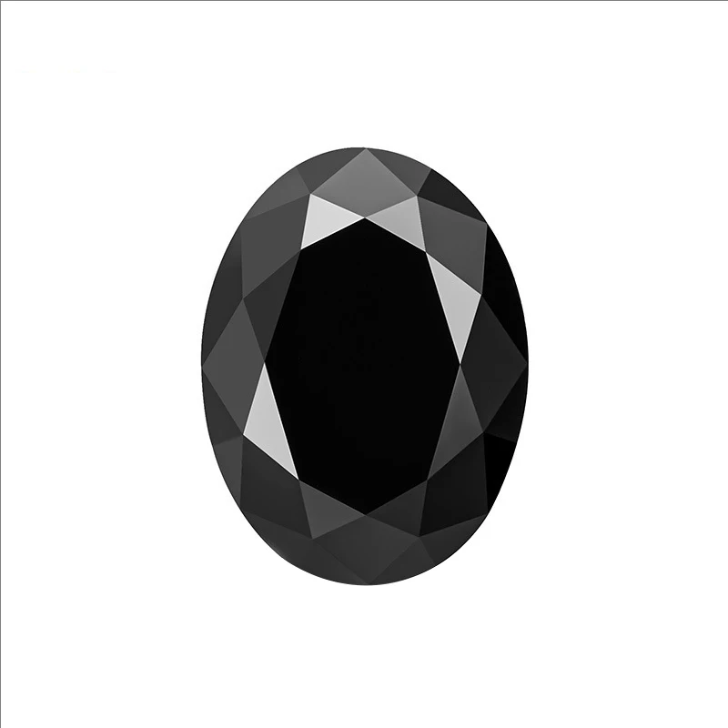 Black Moissanite Stones with GRA Certificate 0.5-5.0ct Round/Pear/Oval/Emerald/Heart/Cushion/Princess/Asscher/Marquise Cut