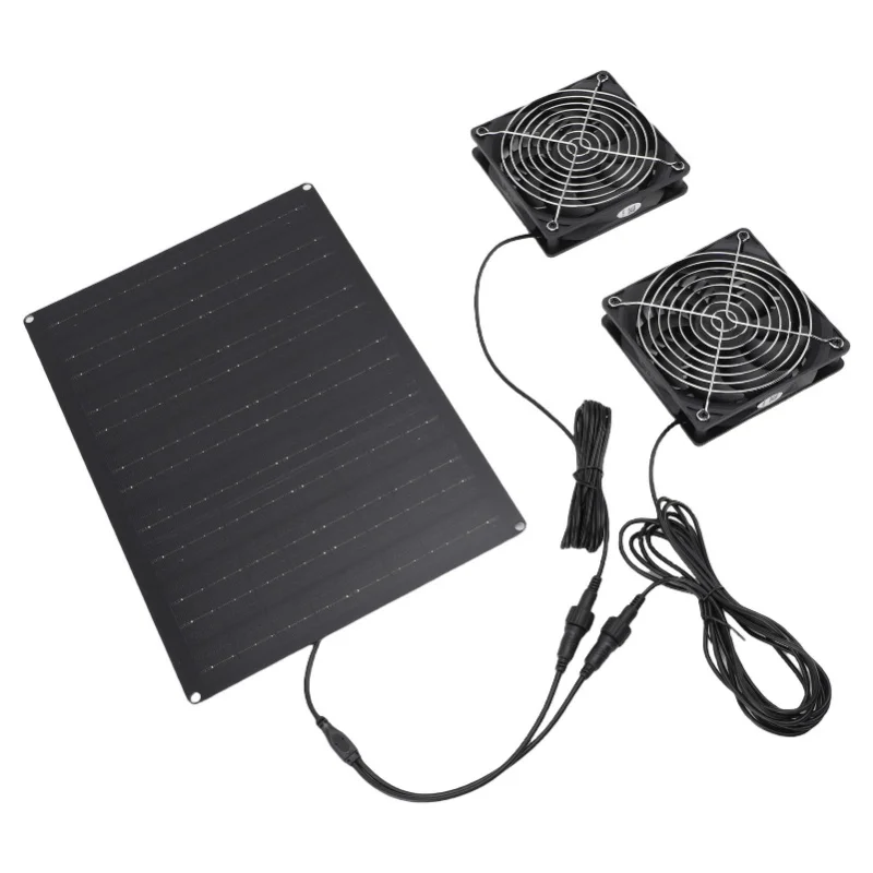 solar-powered-dual-fan-kit-75w-3000-to-4000rpm-ipx7-waterproofing-solar-exhaust-cooling-ventilation-fan-for-pet-house