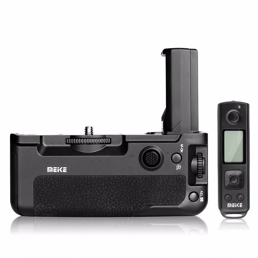 Meike MK A9 PRO Camera Grip 2.4GHz Remote Controller up to Control Shooting Battery Vertical Grip for  A9 A7RIII Camera