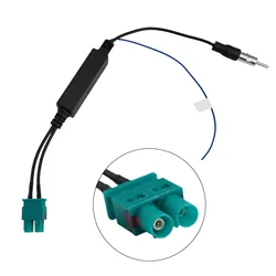 For Golf For Skoda Vehicle Signal Aerial FM Radio Antenna Car Accessories Dual Head Radio Antenna Conversion Head