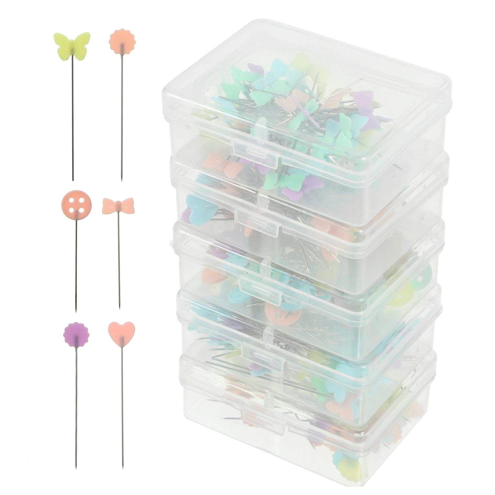 

Colorful Quilting Pins Flat Head Needles Sewing Craft Wedding Diy Decoration Fabric Pins Straight Sewing Needles For Women
