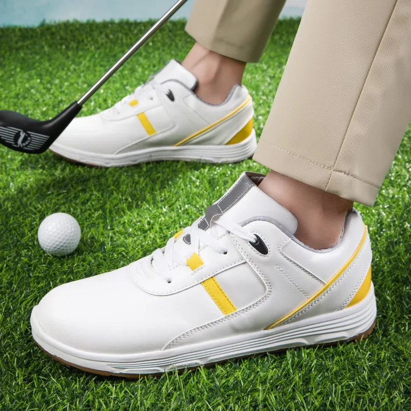 Chaussures de golf imperméables pour hommes et femmes, baskets d'extérieur, repose-pieds de marche, baskets athlétiques coordonnantes, nouvelle collection