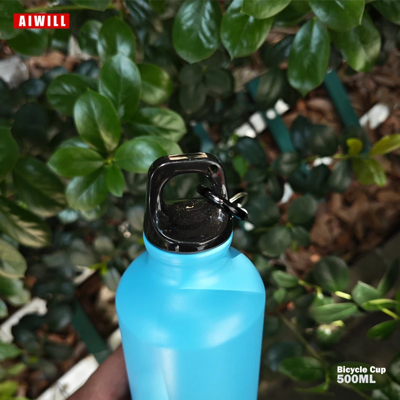 AIWILL 500ml Aluminum Bike Cup Portable Outdoor Water Bottle Random Pattern