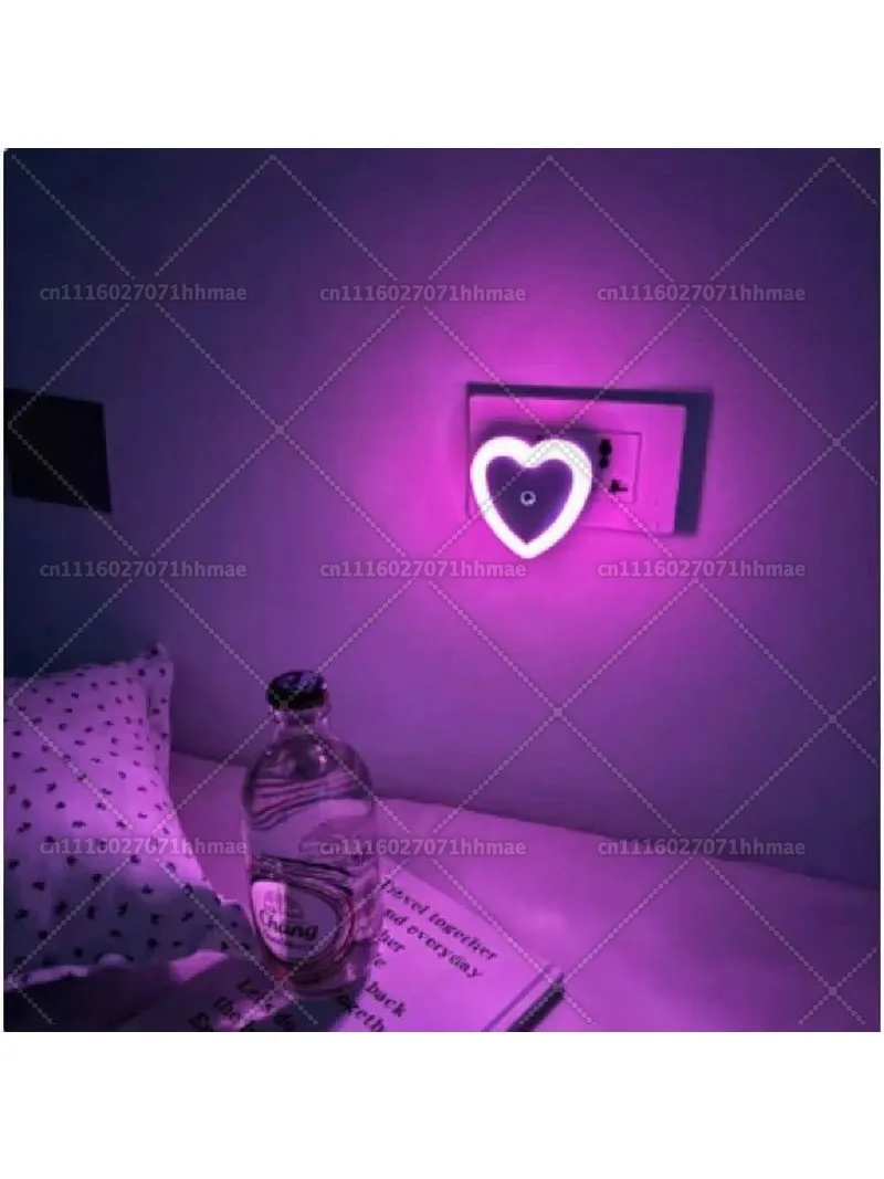 Romantic Night Light Bedroom Bedside Lamp Atmosphere Light Sleep Lamp Energy Saving Light Sensor for Couples