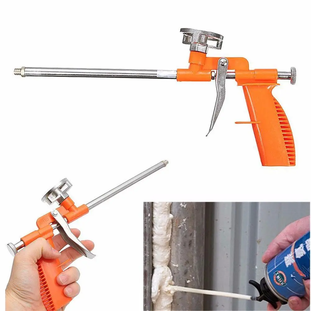 

Foam Expanding Spray Gun Foaming Jet Glue Gun Metal Polyurethane Trigger Sprayer Pump Sealant Caulking Tool for House Renovation