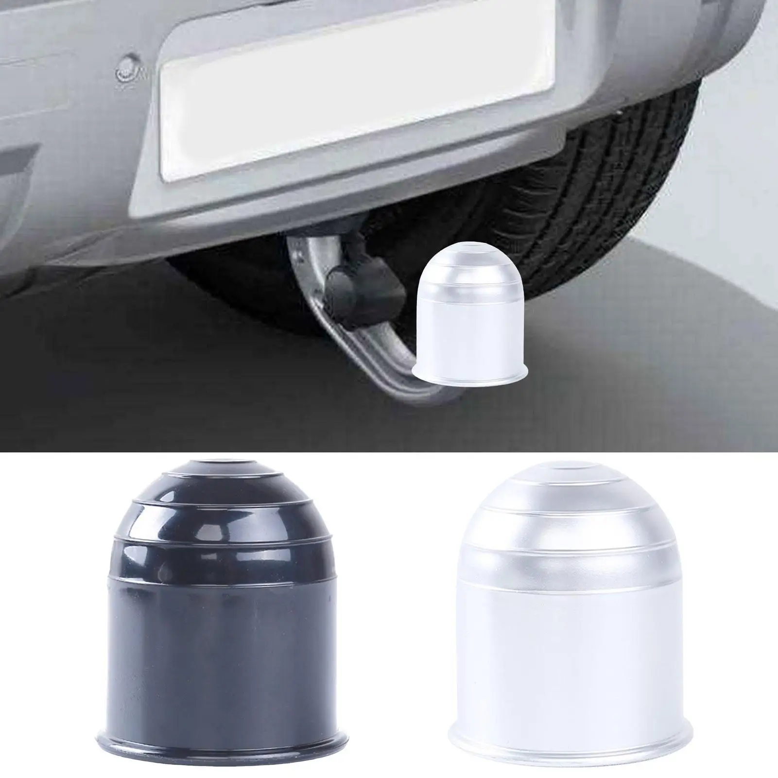 Universal Waterproof Dustproof 50mm Tow BarCap Durable Caravan Trailer Protection Towing Hitch Tow Ball Cover Car Accessories