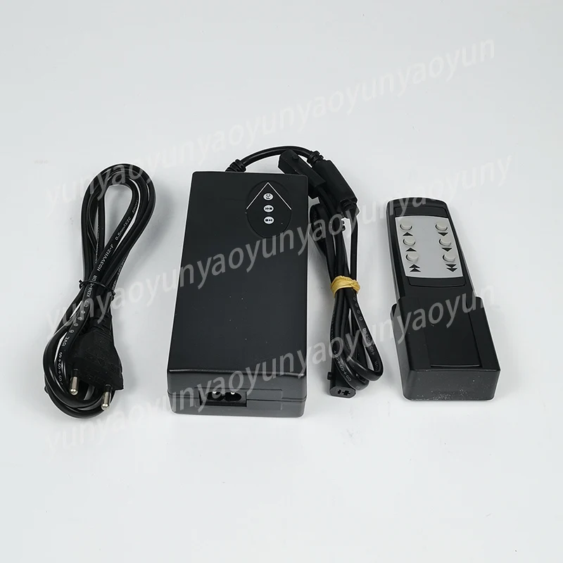 

1 контроллер для 2 линейных приводов с беспроводной рукояткой управления, вход AC 110-240В, выход DC 12В/24В