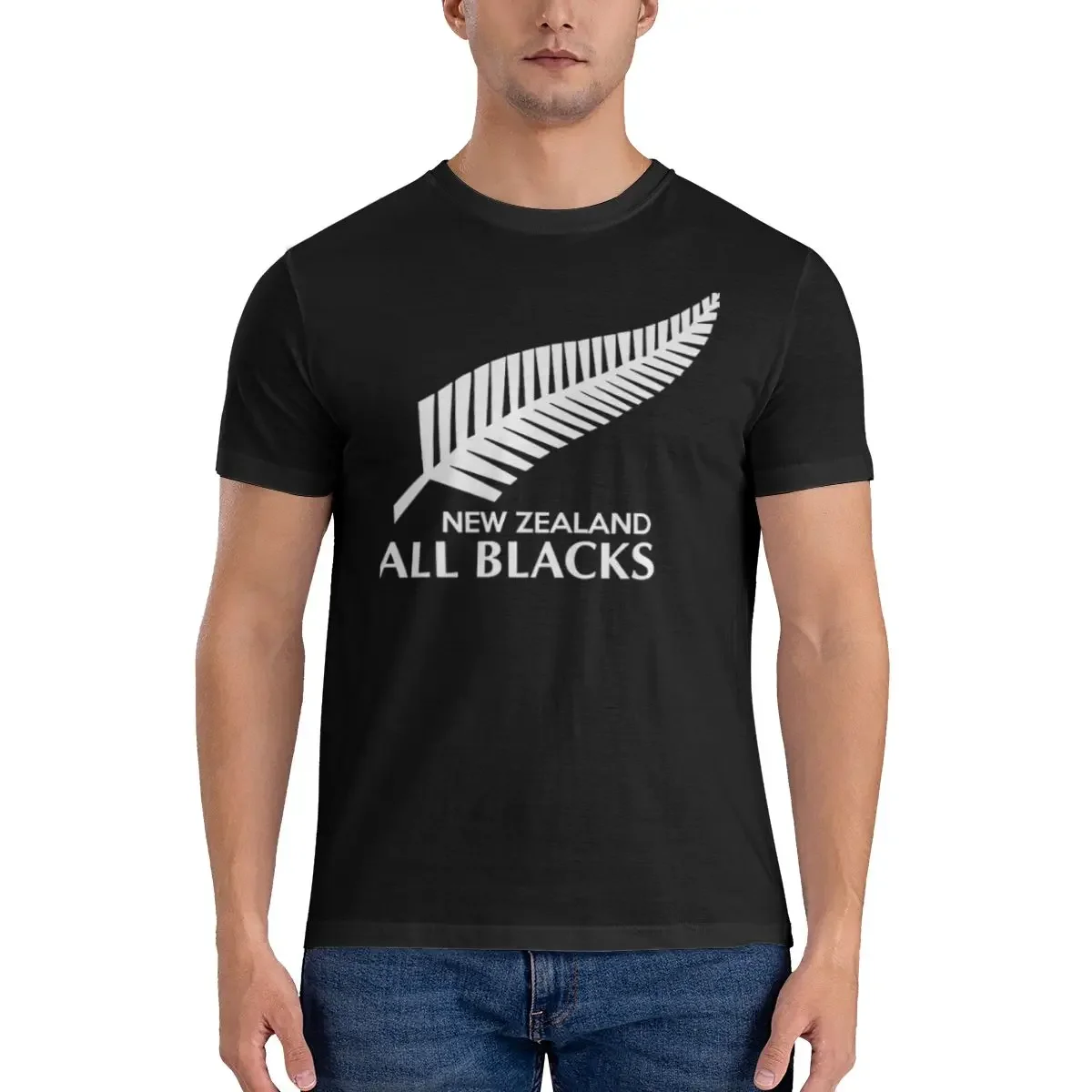 New Zealand All Nz National Rugby Team Printed Summer Casual Harajuku Streetwear Retro Tops T-Shirts for Men