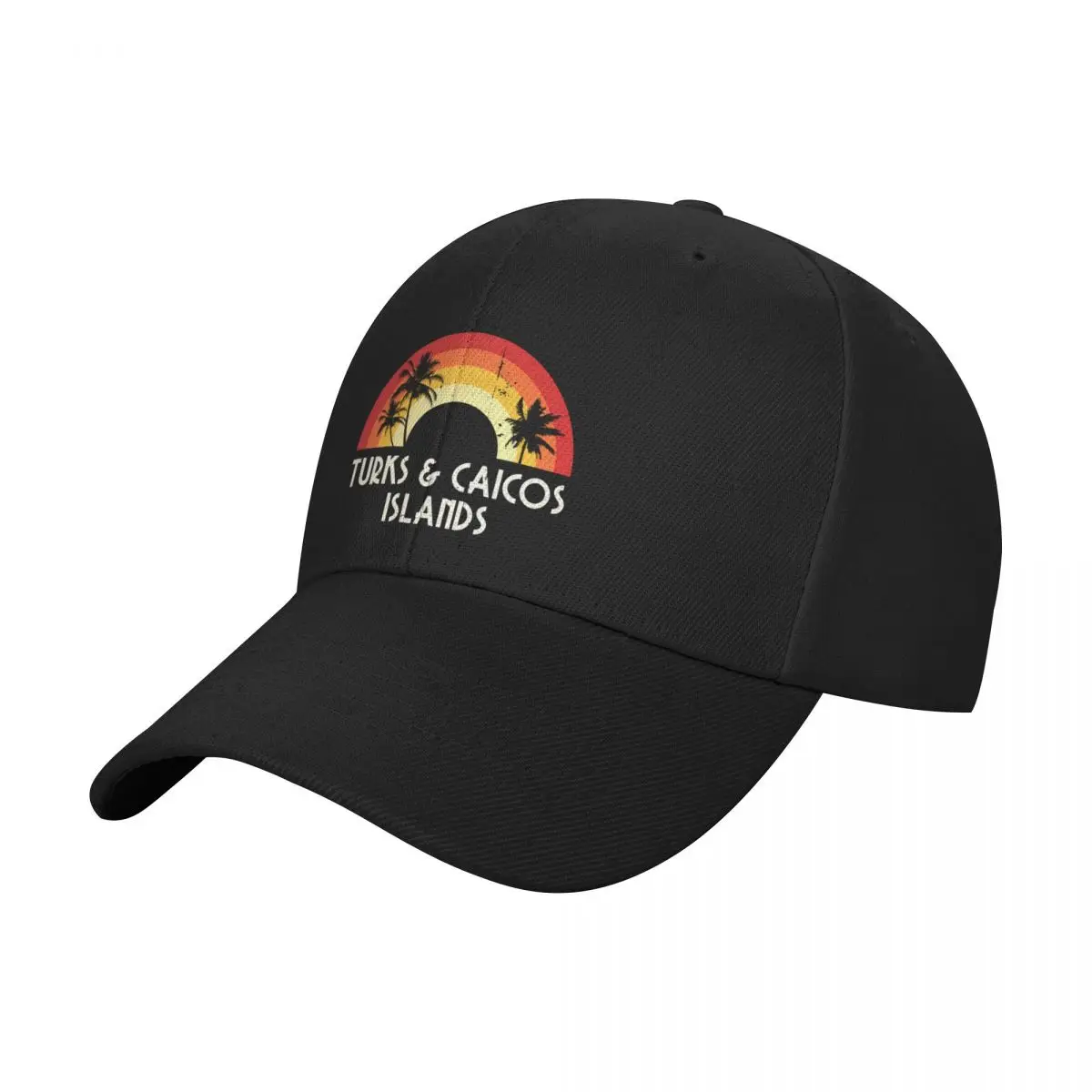 Turks And Caicos Islands Retro Vintage Vacation Souvenir Baseball Cap Hat Man For The Sun Brand Man cap Sun Hats For Women Men's