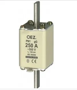 Fuses: OEZ PNA1 125A 500V gG 120KA / PN1 250A 500V 120KA gG