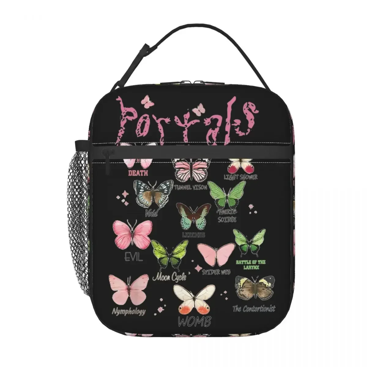 Melanie Martinez Tour Insulated Lunch Bags Full Albums Butterflies Food Container Bags Portable Thermal Cooler Lunch Box