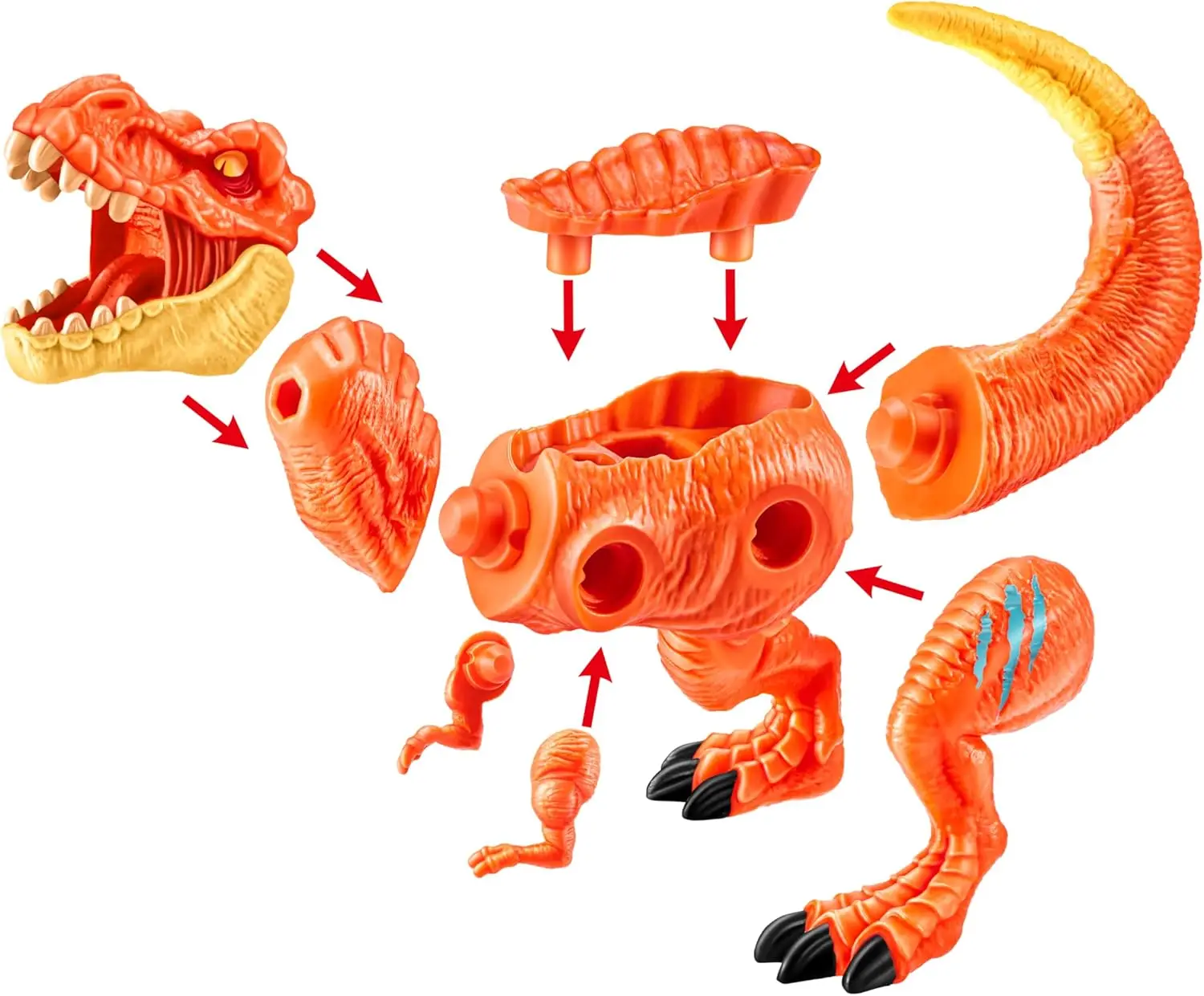 5 Surprise Dino Mix Match Dinosaur Blind Box Assembly Surprise Gift Toy for Boy