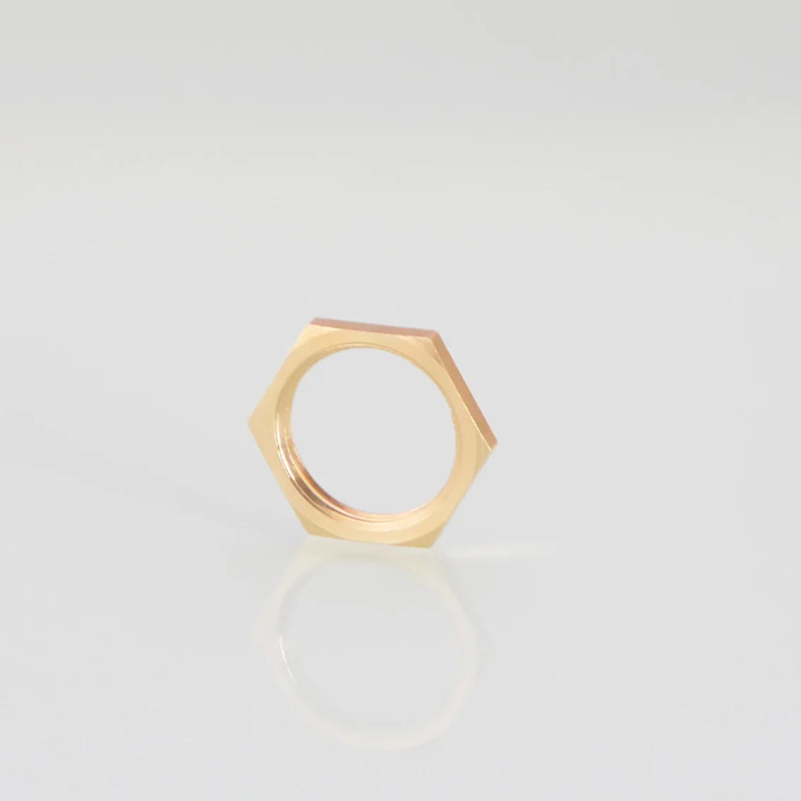 1 pz dadi di bloccaggio esagonali in ottone BSP 1/8 "1/4" 3/8 "1/2" 3/4 "1", filettatura femmina gambo esagonale tappo dado di fissaggio rame