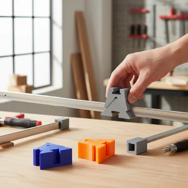 Quick Clamp Angle Adapter Engineered To Work With 2026 Series Quick Clamps, Providing Angled Grip For Woodworking And Projects