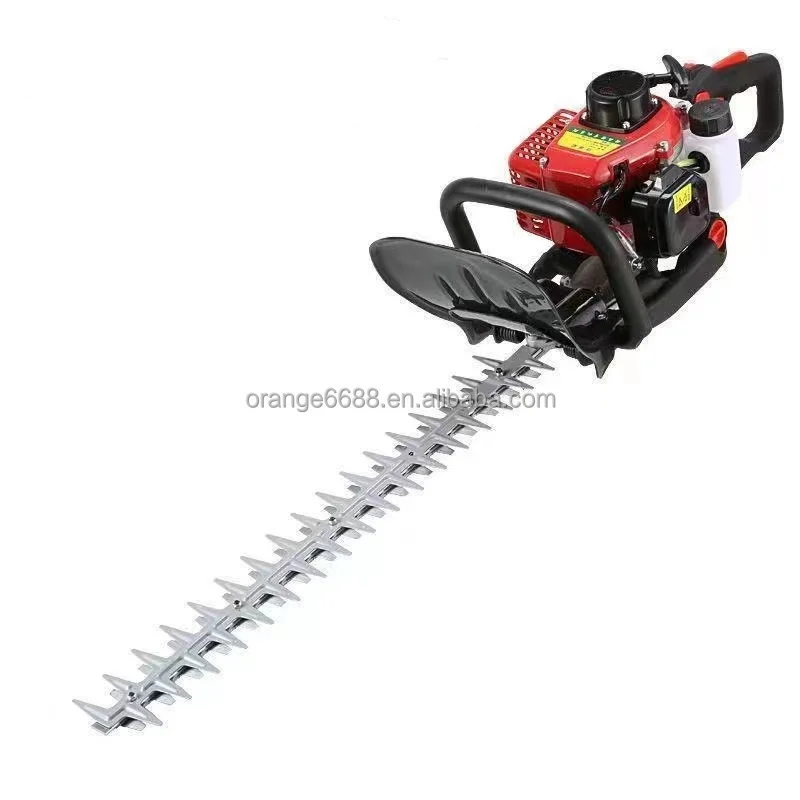 

2 Stroke Gasoline Double Blade Trimmer Hand Push Hedge Machine Garden Hedge Clippers