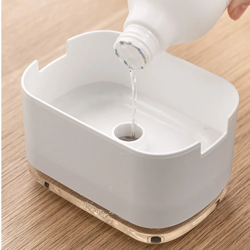 

Дозатор кухонного моющего средства большой емкости, ручной пресс, двухслойный дозатор дезинфицирующего средства для рук, дозатор мыльницы, кухонное использование