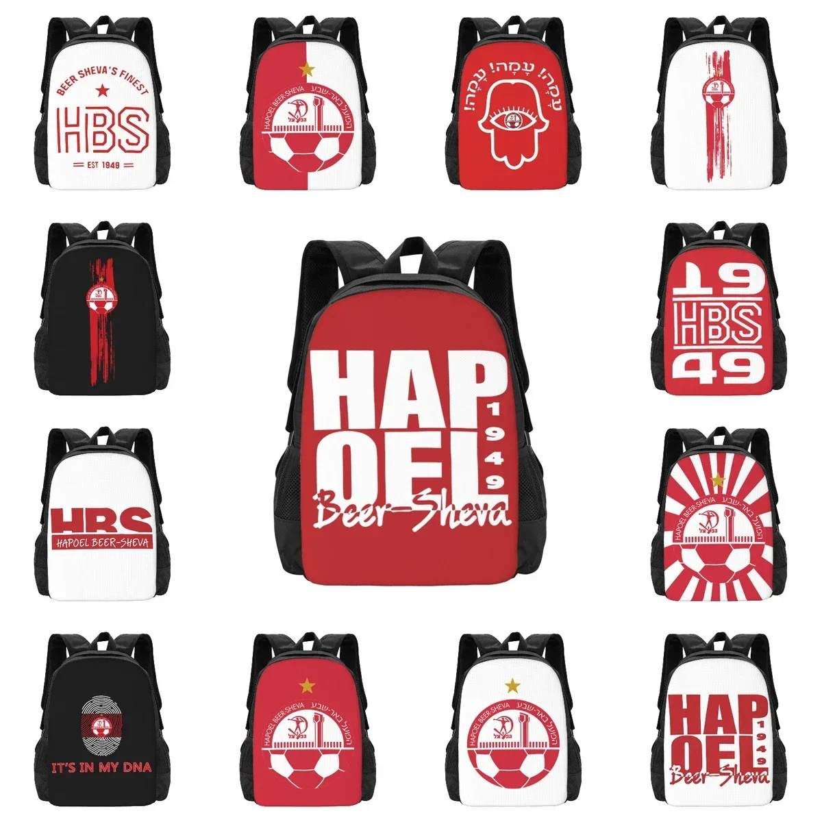 

Hapoel Beer Sheva дорожный рюкзак для ноутбука, бизнес-школьная сумка для компьютера, подарок для мужчин и женщин