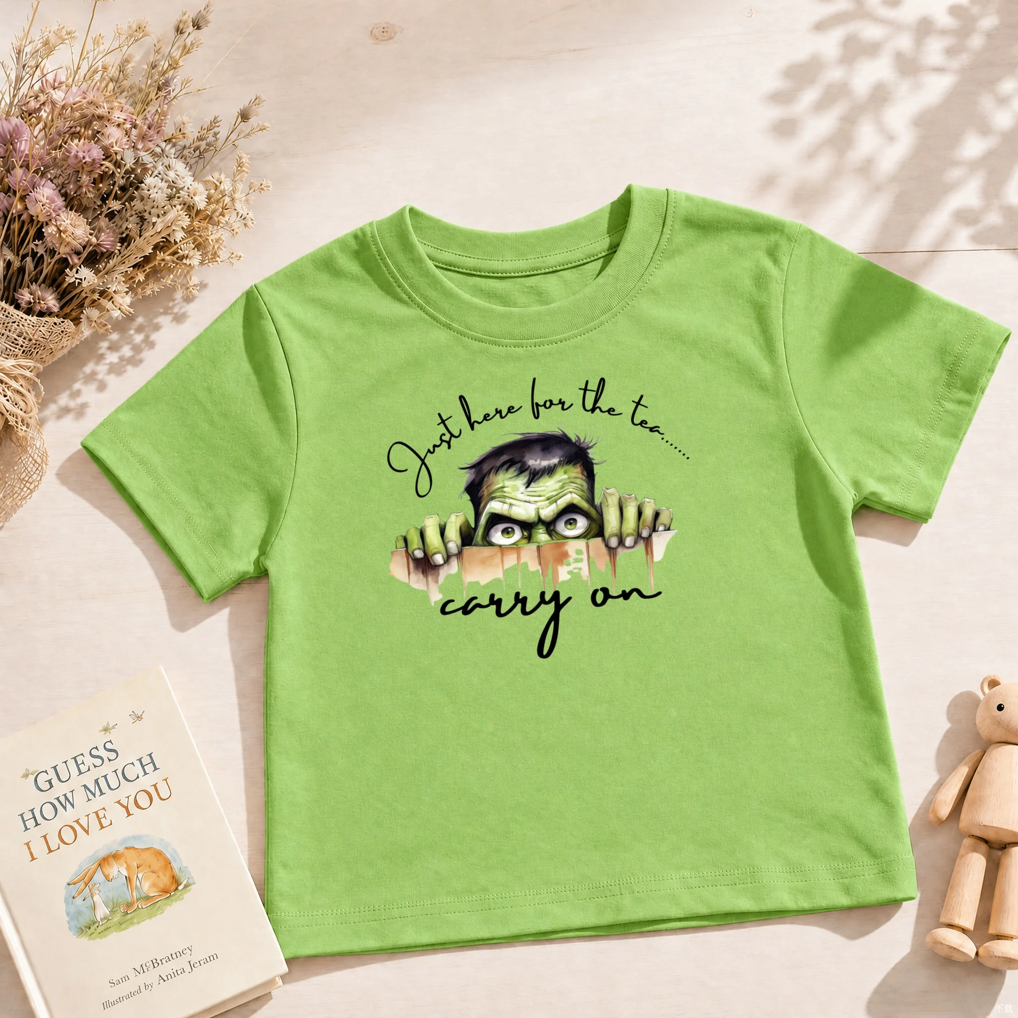 Kinder-Sommer-T-Shirt mit kurzen Ärmeln, lustiges Hulk-Shirt für Jungen, sarkastische Enten-Tops für Mädchen, 3–14 Jahre