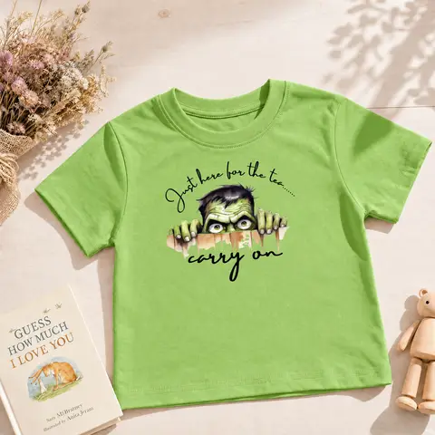 Childrens Summer Short Sleeved T-Shirt Boys Funny Hulk Shirt Girls Sarcastic Duck Tops 3-14T