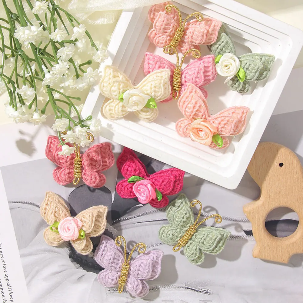 1PCS مشبك شعر الفراشة للطفل فتاة الجملة أزياء دبوس الشعر الأطفال لطيف باريت الخريف الشتاء طفل إكسسوارات الشعر هدية