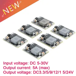 10Pcs/1pc 5A Input 5-30V to Output 3V 3.3V 5V 9V 12V 15V 24V Synchronous DC-DC Buck Converter Moter LED Car Motorized Bicycle