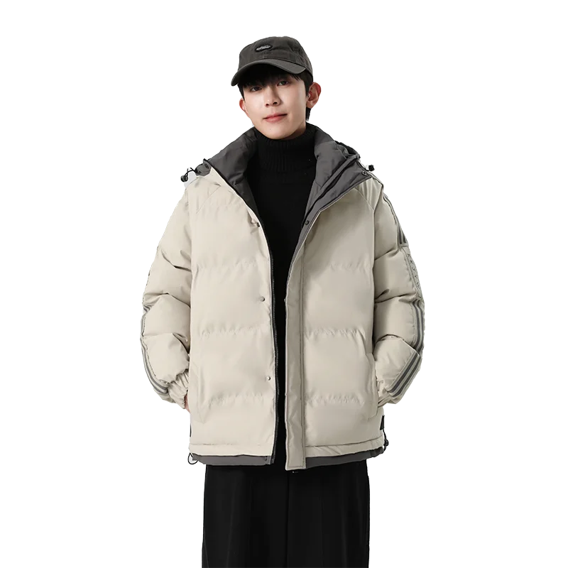 2024 Winter Mens Parkas Korean Fashion Hooded Windbreaker Cotton Padded Coats Men Women Unisex 8XL Thicken Warm Puffer Jackets