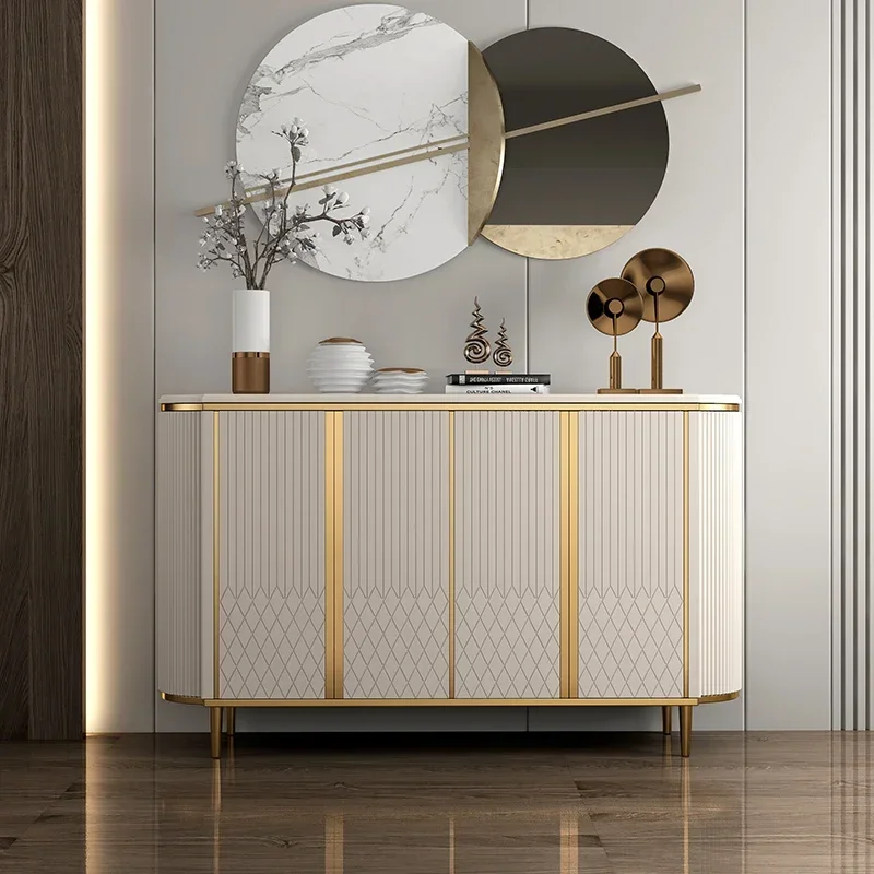 

Light luxury entrance, dining side cabinet, living room partition, household entrance, locker entry foyer decorative cabinet Y