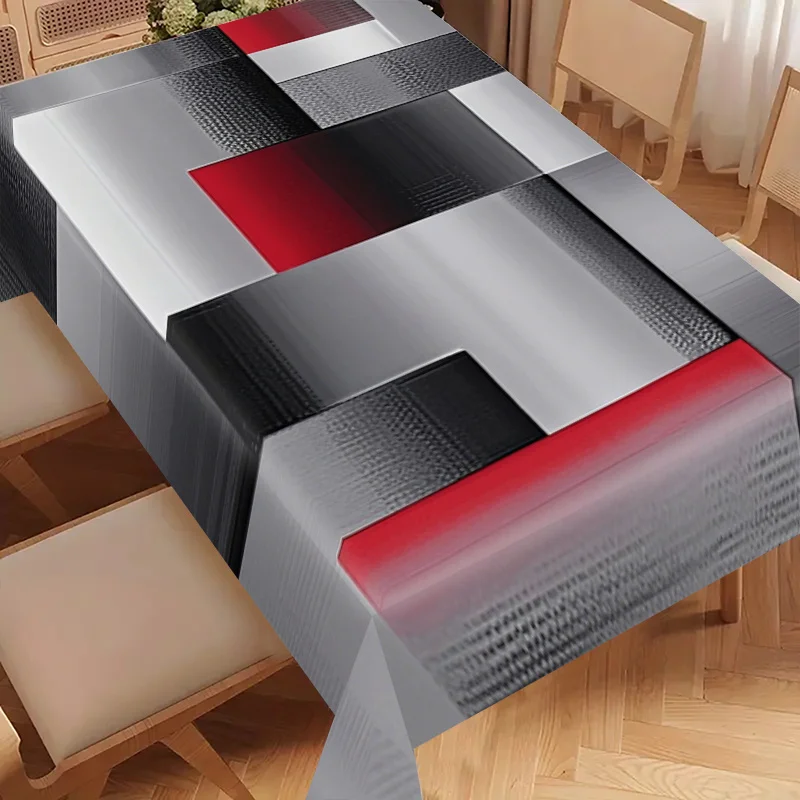 One modern geometric pattern tablecloth - high-end and fashionable designzyc