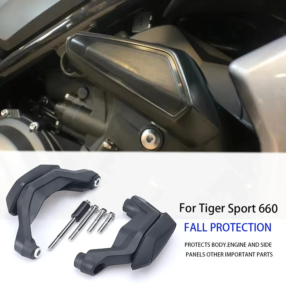 

Motorcycle Engine Guard Anti Crash Frame Slider Fall Protection Falling Crash Protector Cover For Tiger Sport 660 Sport660 2022