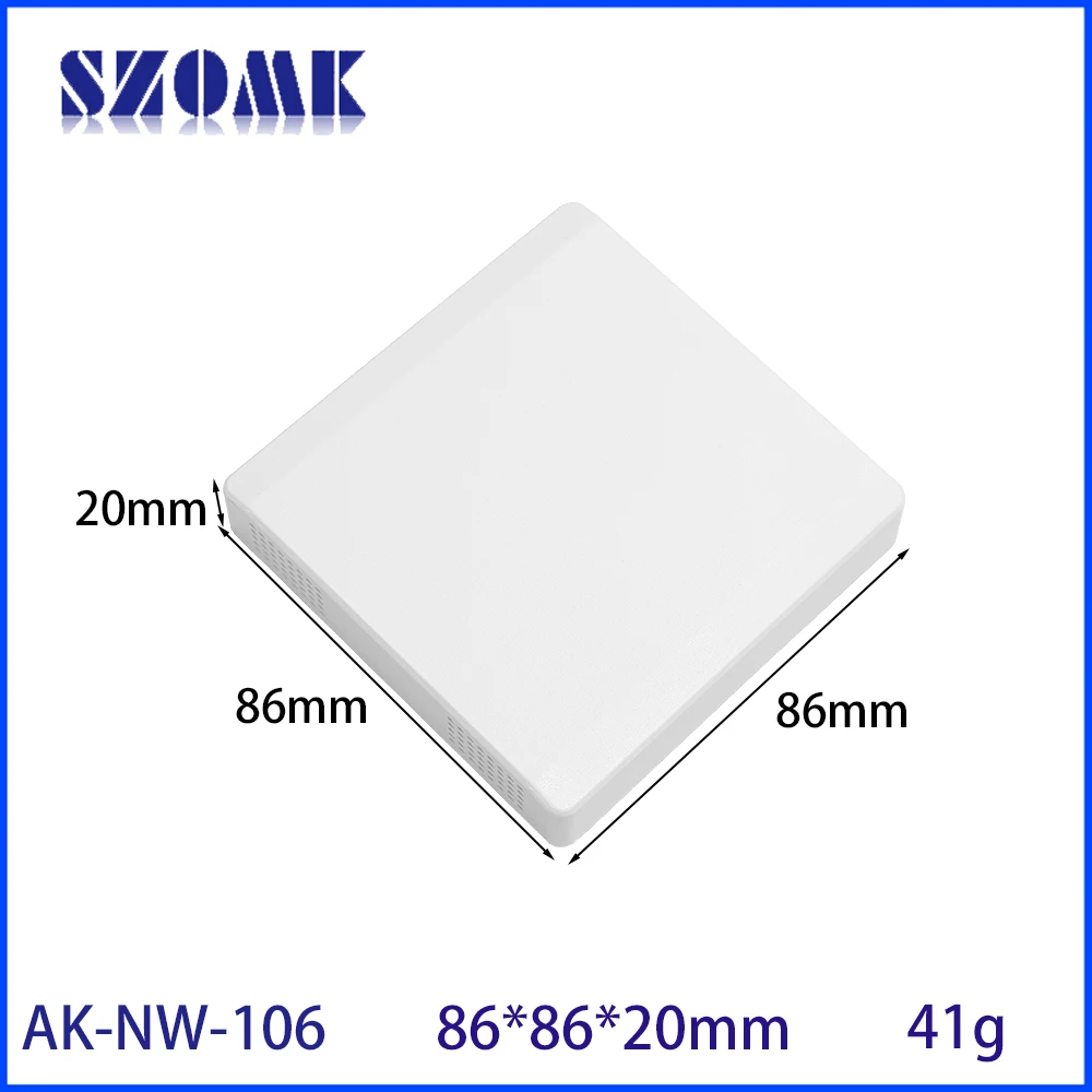 SZOMK 86*86*20mm Switch Shell Abs Plastic Housing Smart Temperature Controller Enclosure Induction Sensor Switch Box