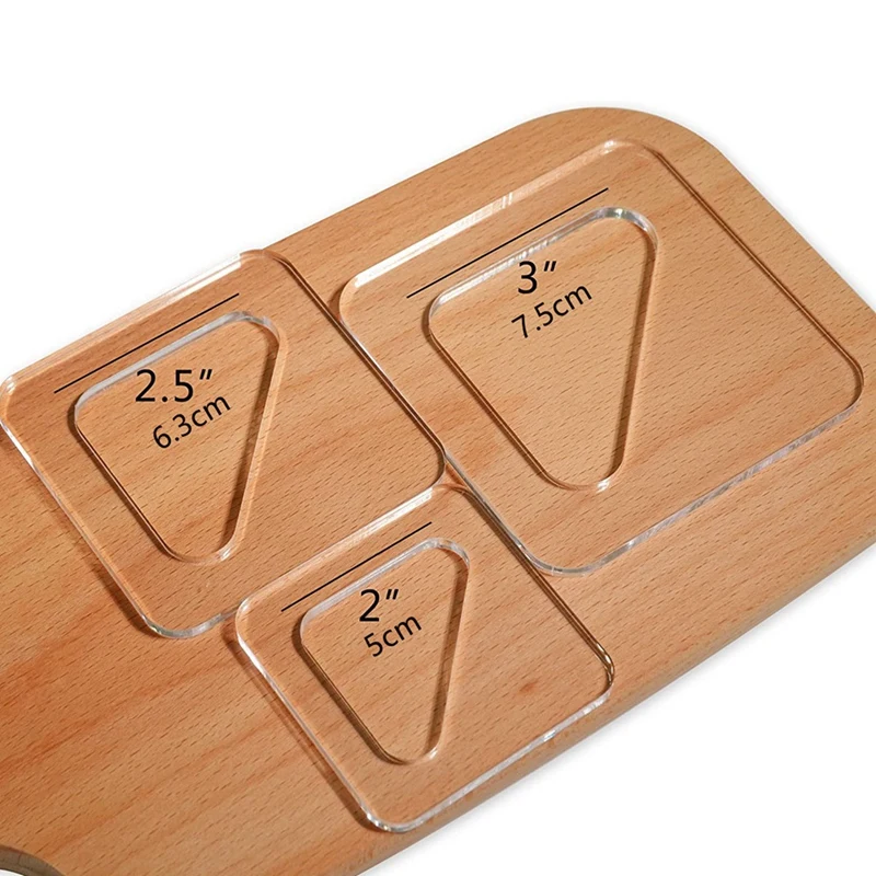 Triangle Cutting Board Charcuterie Board Handle Template Cut Acrylic Router Template Woodworking Router Template