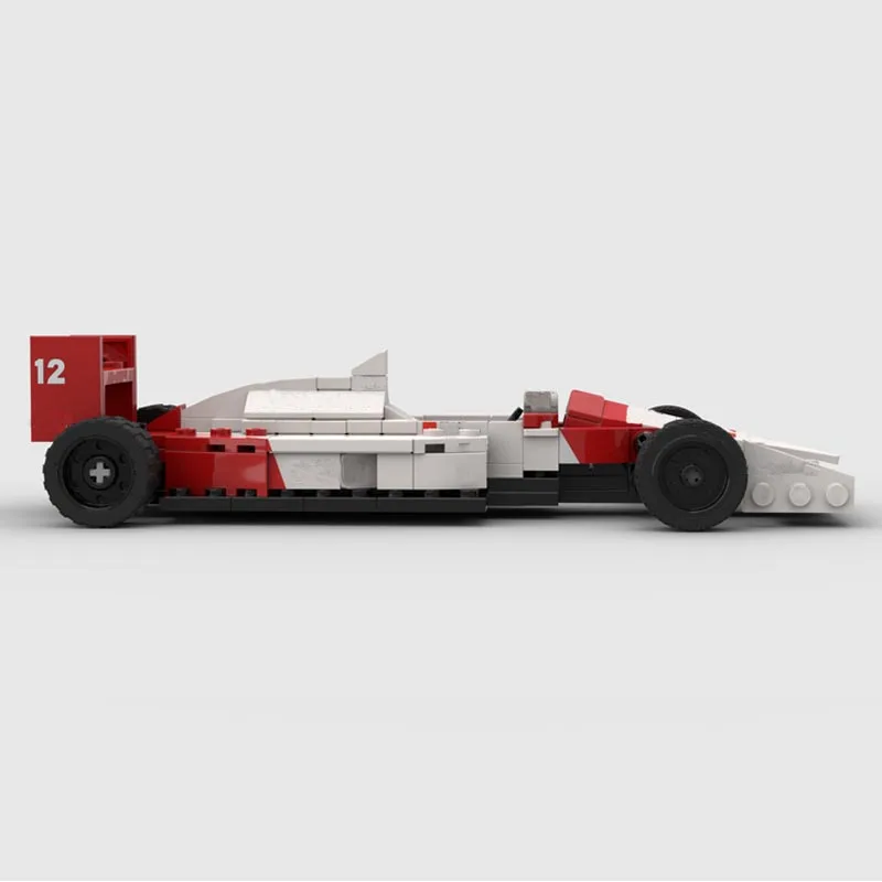 New Technical MOC-59664 SuperMP4/4 Team Stake SuperRace Car Model Buiding Kit Creators Block Bricks Kid Toys Birthday Gifts