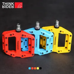 ThinkRider Flat Bike Pedals MTB Road 3 Sealed Bearings Bicycle Pedals Mountain Pedals Wide Platform Bicicleta Accessories