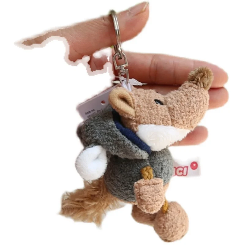 new popular Cute wolf sweater in sheep\'s clothing pendant fashione keychain creative soft plush doll birthday christmase gift