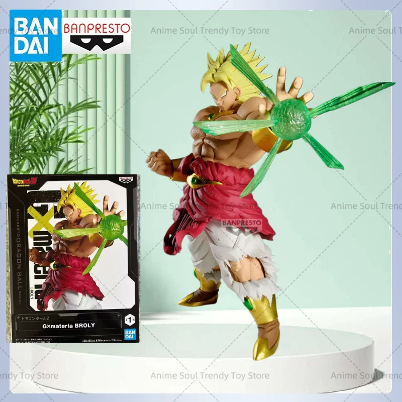 

Bandai Banpresto Dragon Ball Z Anime Figurines G×materia Broly PVC Action Figures DBZ Figurals Collectible Model Toys AS