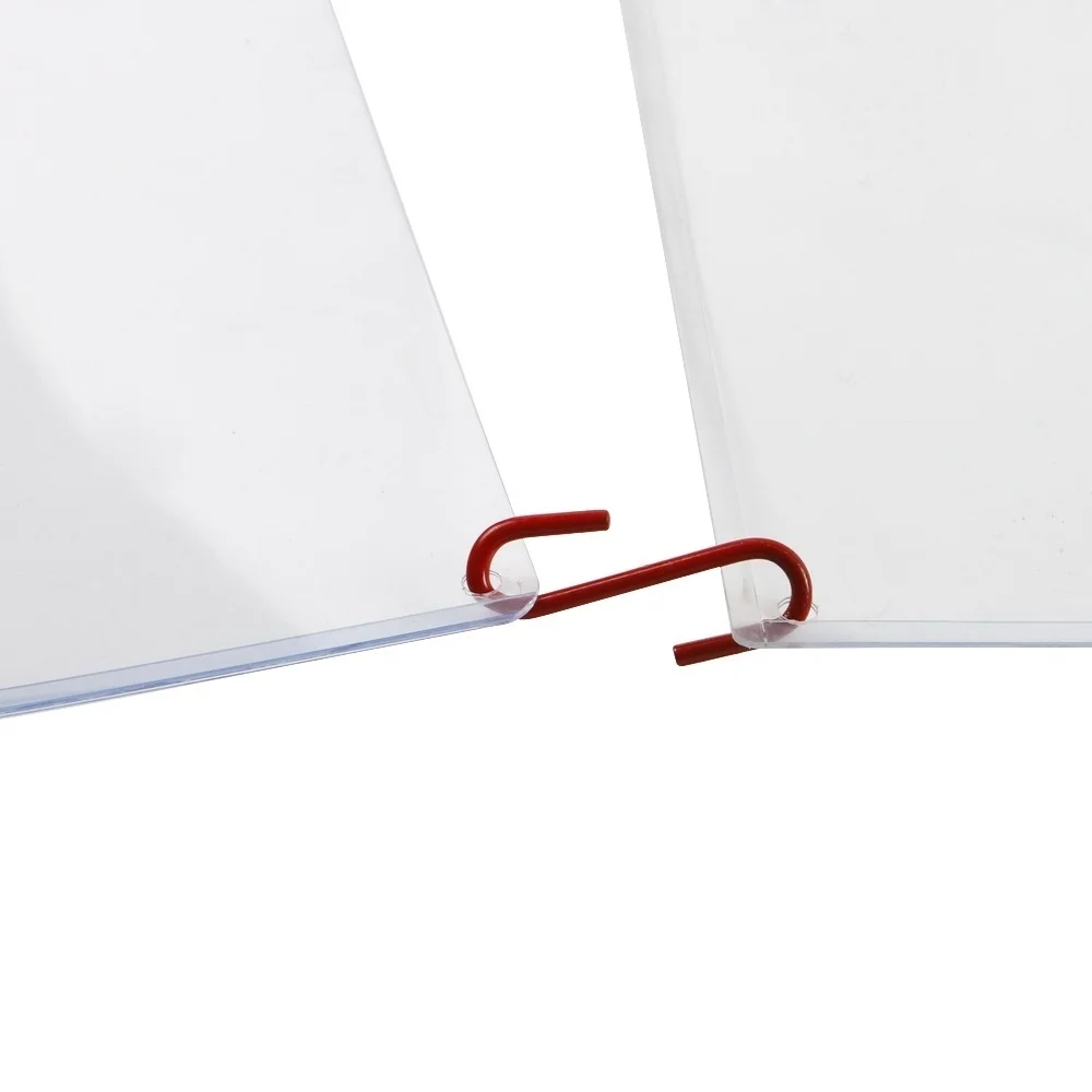 A5 Flip Menu Cover Shelf Price Tag Cover Clear Vinyl Label Sleeve Pvc Pouch Envelope Picture Frame Card Protector Sign Holder