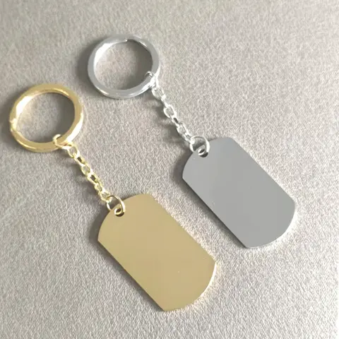 10 pezzi Cool 304 portachiavi in acciaio inossidabile lucidato a specchio da uomo portafoglio con ciondoli ciondolo portachiavi anello regalo gioielli per feste