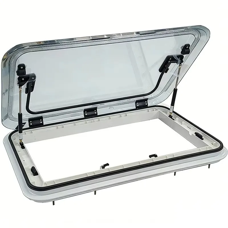 

ATVWhite Aluminum Frame RV Skylight Caravan Window Camper Top Window