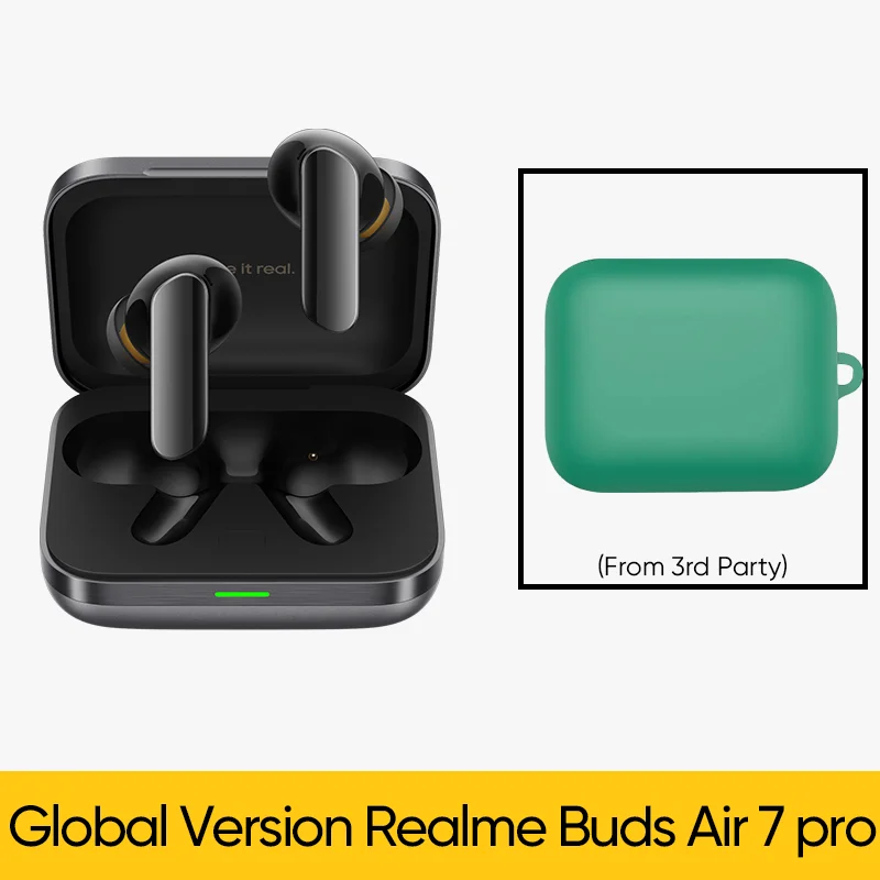 Global Version realme Buds Air 7 Pro 53dB Active Noise Cancelling True Wireless Earphone 48Hour Battery Bluetooth 5.4 Headphone