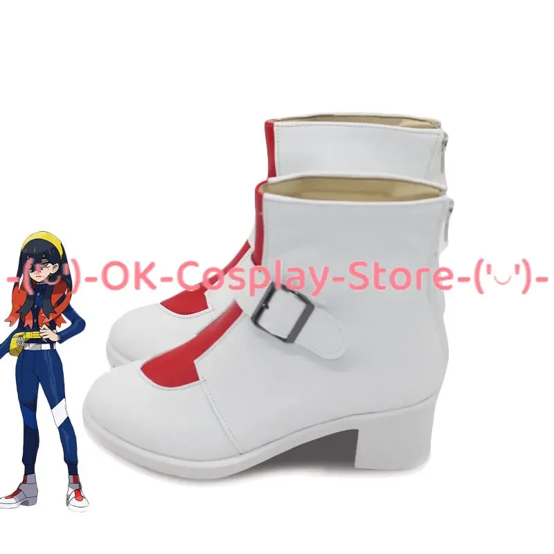 Carmine Cosplay Shoes Blueberry Academy PU Shoes Halloween Carnival Boots Cosplay Prop Custom Made