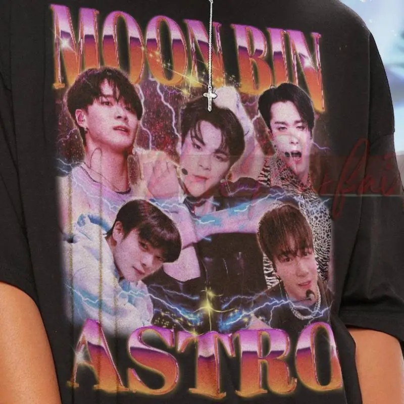

Astro Moon Bin T Shirt Fan Vintage Rip Moo