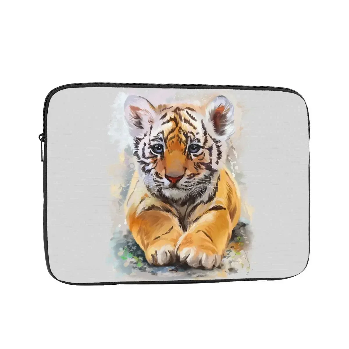 Tiger Baby Tiger Laptop Sleeve Case 12 13 15 17 Inch Animal Lovers Notebook Bag Cases Computer Shockproof Case Bag