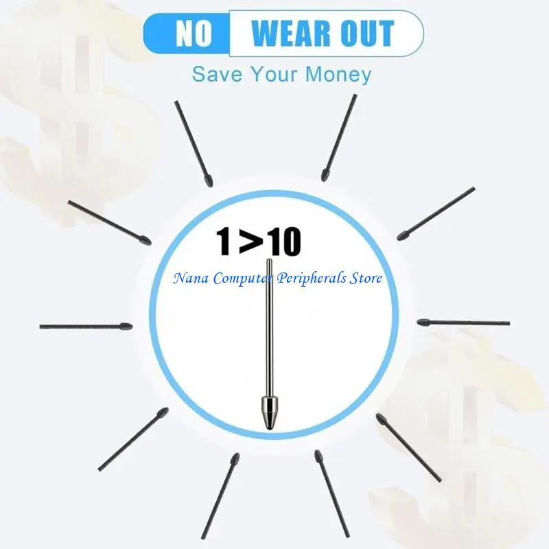 F68C 탭 S23 Note10 20, 스타일러스 펜 팁 높은 정확도 쓰기 도면 경험에 대한 내마모성 그리기 스타일러스 팁