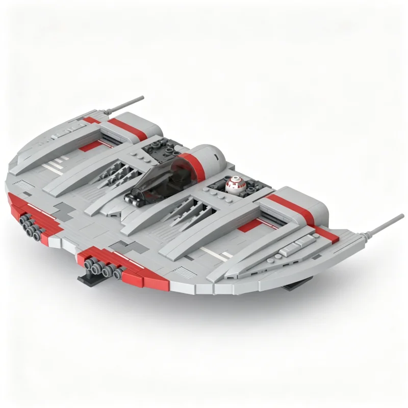 

748pcs MOC Star Battle Wing Starfighter Model Building Blocks Architecture Toy Christmas Gifts Brick Kids Education DIY Creative