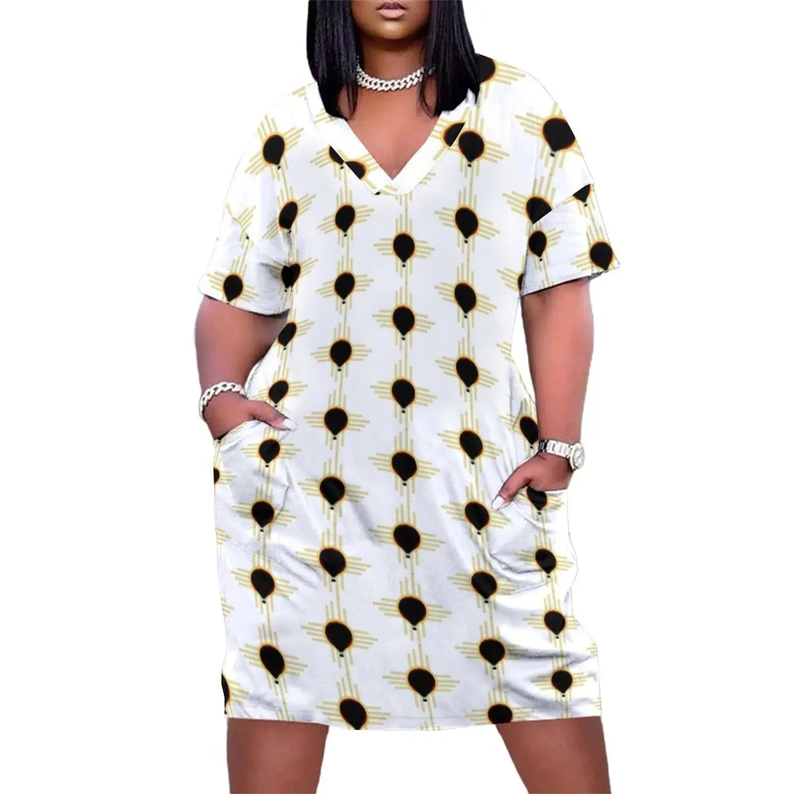 The Balloon Eclipse Loose Pocket Dress african dresses for woman sexy short dresses daring dresses for woman prom dress 2024