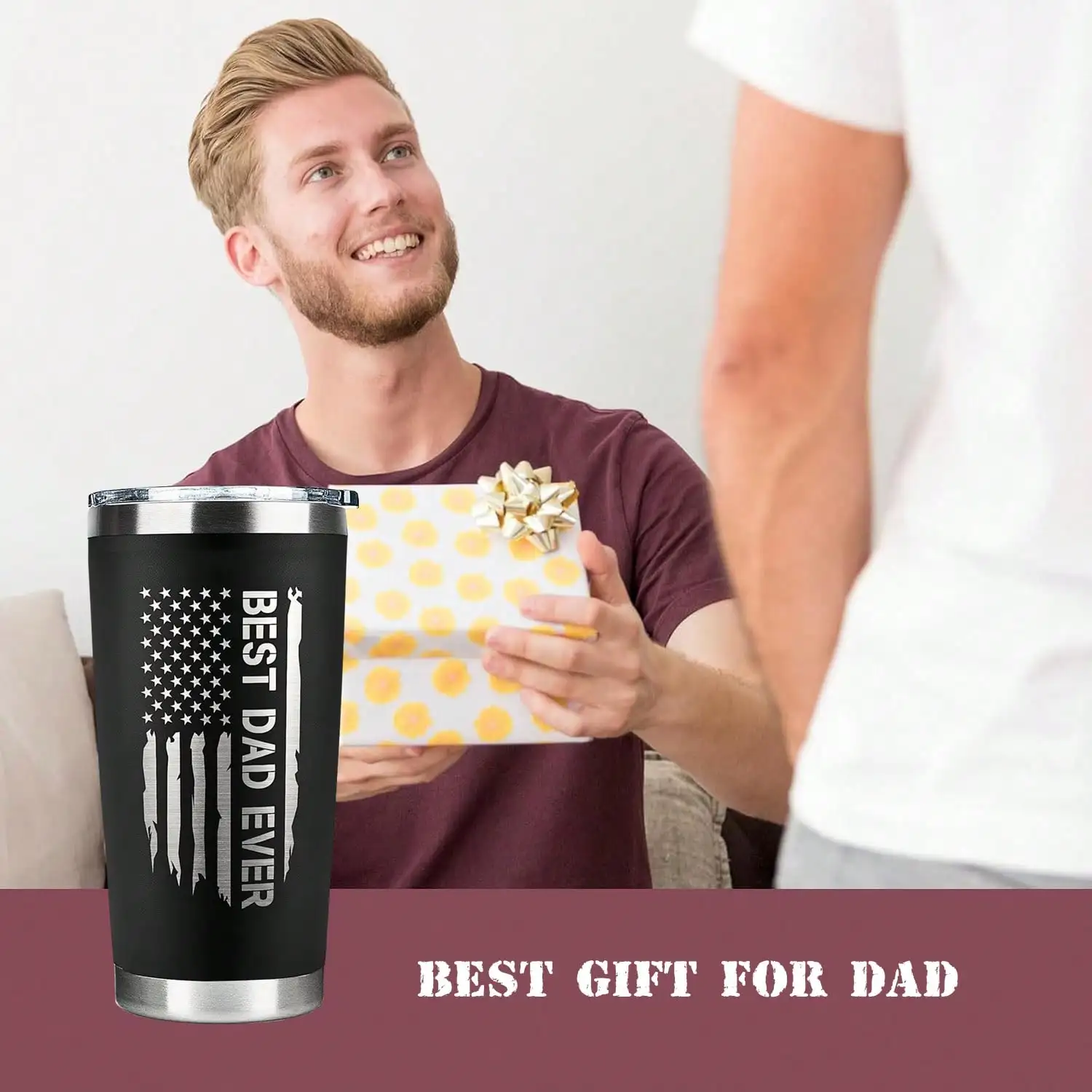 هدية فريدة من نوعها لعام 2025 بوزن 20 أونصة مع صندوق وبطاقة لعيد الميلاد وعيد الآباء